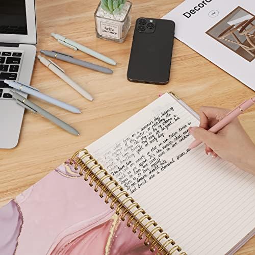 Ddaowanx Pens Set,24 Pcs 0.5mm Quick Dry Black Ink Rollerball Gel Pens | Fine Point Smooth Writing Pens for Journaling,Cute Office School Supplies,Gifts for Women