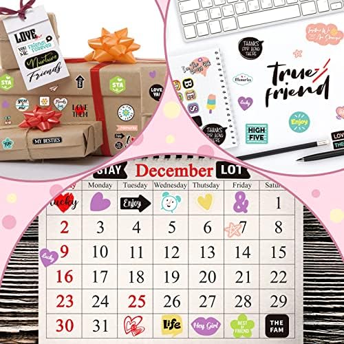 Chinco 30 Sheet Family Friend Theme Scrapbooking Sticker Decals