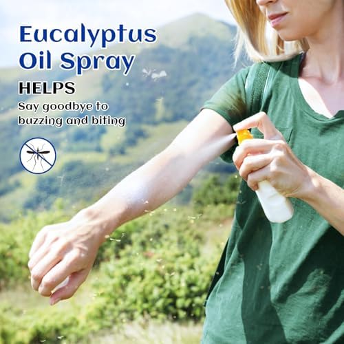 HIQILI Eucalyptus Essential Oil for Spray, Diffuser & Skin