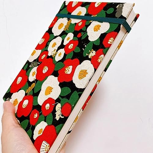 Handmade Watercolor Journal, 7.6x5.3'', 140lb/300gsm, Cold Press, 20 Sheets/40 Pages,Sketchbook,Travel Notebook, Suit for Watercolor/Pen Light Color/Gouache/Acrylic/Sketching
