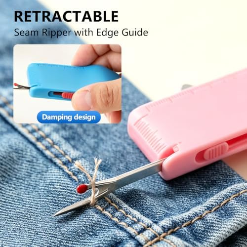 2 Pack Magnetic Seam Guide for Sewing Machine Sleeve Tool
