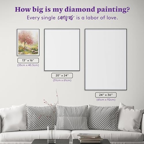 DIAMOND ART CLUB Maui Gardens Diamond Art Kits for Adults