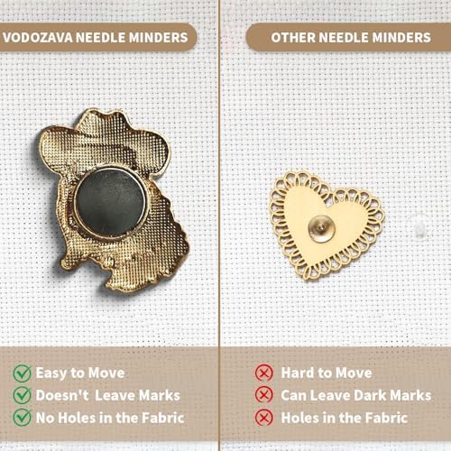 Needle Minder Magnet, Magnetic Needle Minder, Needle Minders Magnetic Cross Stitch Accessories, Magnetic Needle Holder, Life Tree, Butterfly, Cats, Owl, Heart (Garfield)