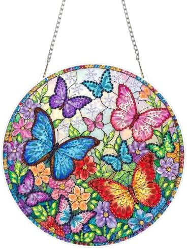 Butterfly Hanging Diamond Art Kits for Adult Diamond Painting Kit Pendant