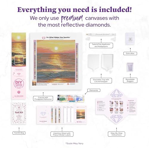 DIAMOND ART CLUB Heavenly Beauty Diamond Art Kits for Adults