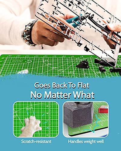G+ Self Healing Cutting Mat Small 9 x 12" for Professional Modelers; Double-Sided Cutting Board for A Great Hobbyist Supplies Cutting mat