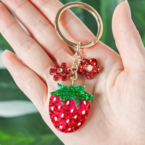 YODOYO Earring Resin Molds 4pcs Fruit Keychains Resin Jewelry Making Mold