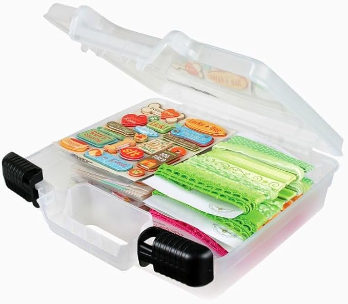 ArtBin 10-Inch Quick View Deep Base Carrying Case, Translucent