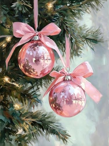 Paint by Numbers for Adults Beginner, Christmas Ornament 12 x 16 Inch