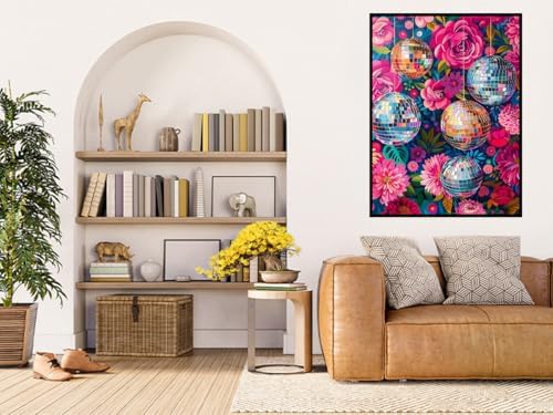 Benjenes 3Pack Diamond Painting Kit for Adults – Disco Ball Design Art Set