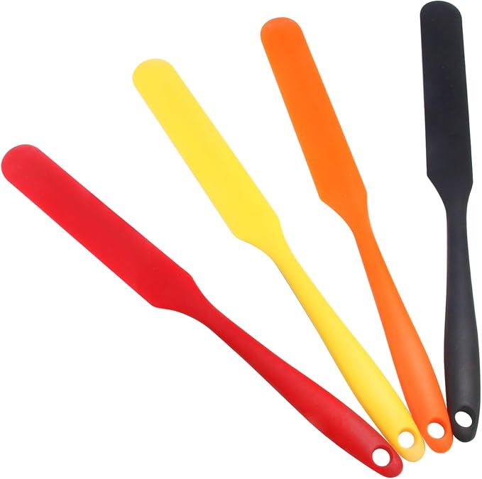 Silicone Jar Spatula Set for Chocolate, Scraping