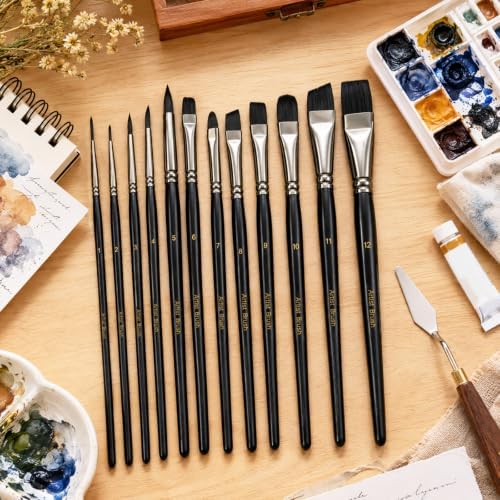 Face Painting Brushes Set, 12 Pcs Face Paint Brush
