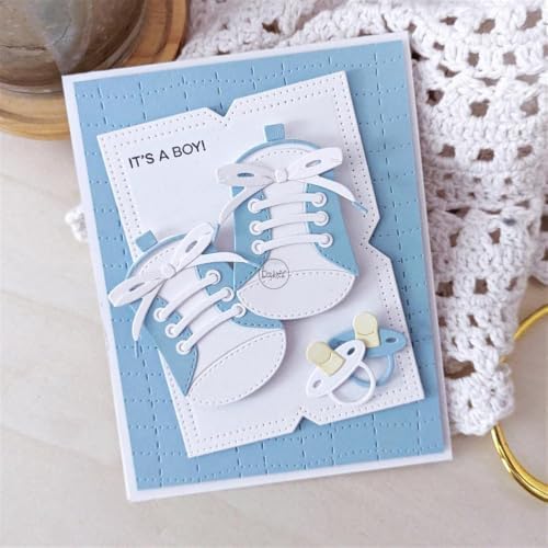 Patchwork Shoes Metal Cutting Dies for Card Making