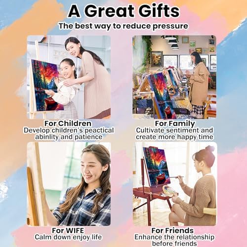 Artykapby Paint by Numbers kit for Adults Landscape16x20 inch
