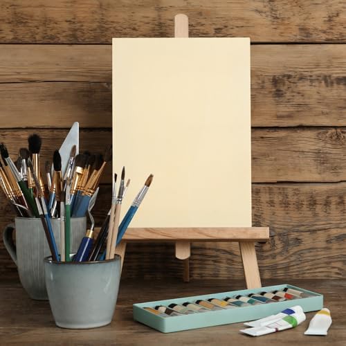 YAYODS 12 Pack Wood Panels 5 x 7 Inch Wood Canvas for Painting, 3/4’’ Deep Unfinished Wooden Boards for Art Crafts Acrylic and Oil Painting Pouring DIY Projects