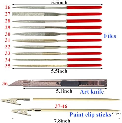 Model DIY Tool Kit, Professional Gundam Craft Building Repairing Tool Set, Dollhouse Miniature Hobby Gunpla Building or Handmade Hobby Craft Tools Set