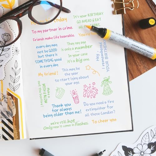 ORIGACH Snarky Birthday Sentiments Clear Stamps for Card Making