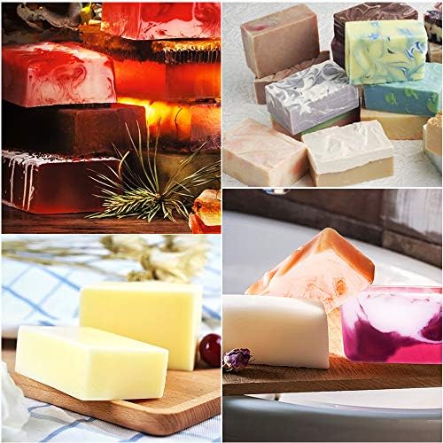 TDHDIKE 3 Pack Silicone Soap Molds 6 Cavities (Blue/Pink/Green) | DIY Handmade Soap, Muffin, Loaf, Brownie, Cornbread Baking Mold, Easy Release
