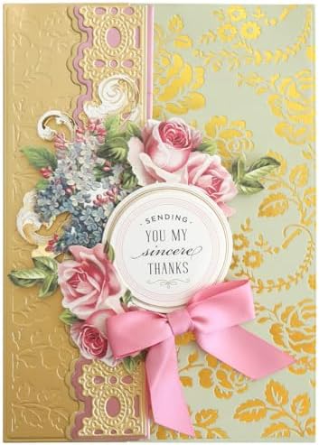 Anna Griffin Gilded Floral Hot Foil Plates Set of 2