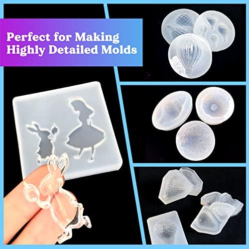 LET'S RESIN Silicone Mold Making Kit 64oz, Platinum Cured Silicone Rubber