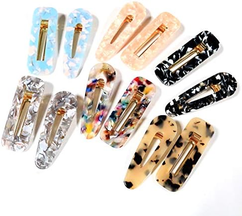 60PCS Hair Clips for Silicone Resin Molds, DIY Hair Bow Clips Pearl Hairpin Hair Accessories for Girls and Women (Golden)