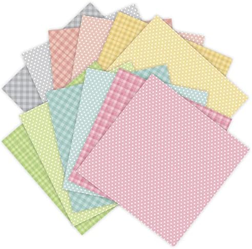 24 Sheets 6"x6" Pink Spring Scrapbook Paper - Single-Sided Pattern Decorative Paper | Scrapbook Supplies & Card Making Supplies for DIY Album, Hand Account & Travel Diary Craft Projects