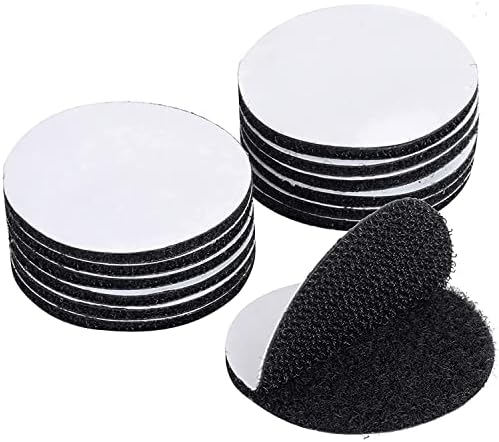 BRAVESHINE Hook and Loop Fasteners - 1.5inch Double Sided Mounting Tape
