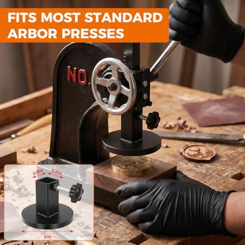 Hand Press Foot for Arbor Press,3" All-Metal Arbor Press Attachments