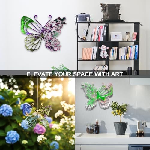 ATYUSVIC Large Butterfly Resin Mold, 12 x 15 Inch Silicone Wall Art Mold