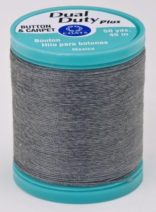 Coats & Clark S920 | Dual Duty Plus Button and Craft Thread (620 - Slate)