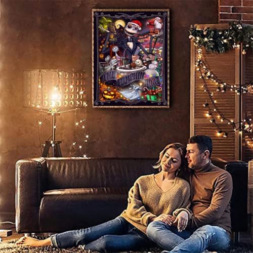 Halloween Diamond Art Kits for Adults,Diamond Painting Kits for Beginner 5D