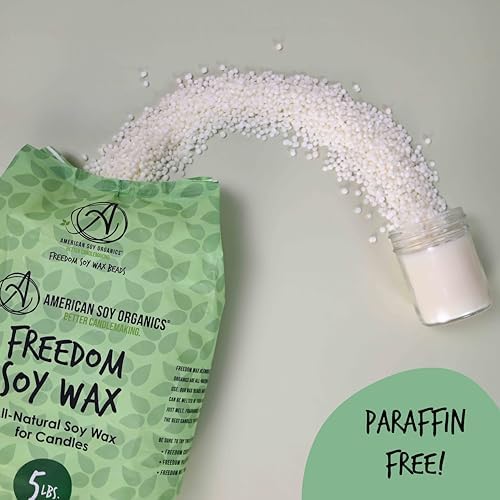 American Soy Organics Freedom Soy Wax Beads, DIY Candle Making Kit, 10 lbs