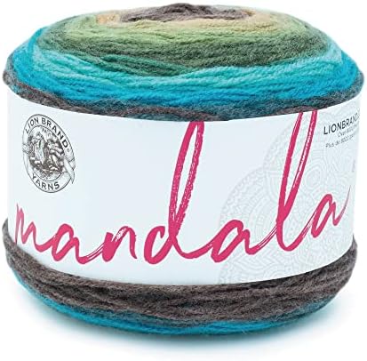 (1 Skein) Lion Brand Yarn Mandala Yarn, Dragon