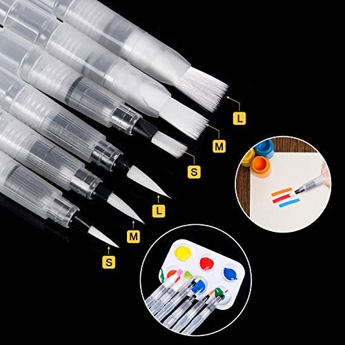 UPINS 18 Piece Water Color Brush Pen Set for Watercolor Paint Markers