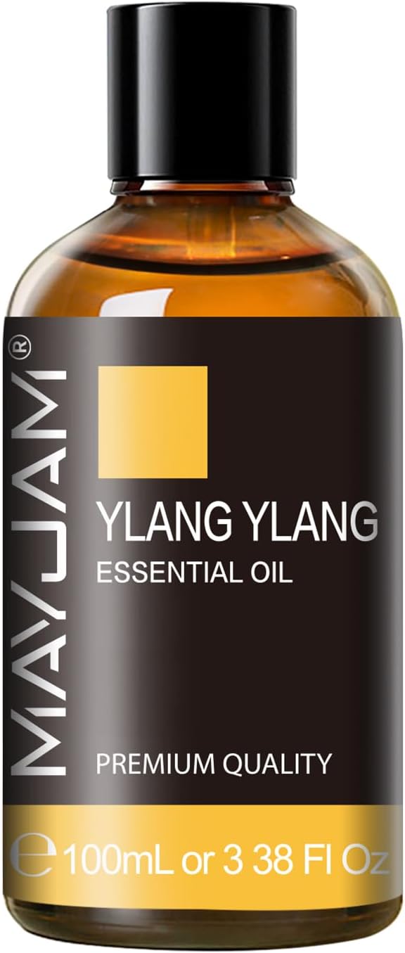 MAYJAM Ylang Ylang Essential Oil for Diffuser Soap Candle Making, 3.38FL.OZ