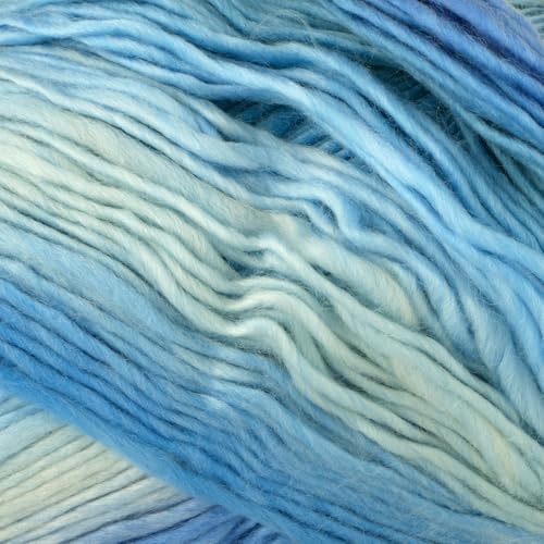 Loops & Threads Facets Yarn - Yarn for Knitting, Crochet, Weaving, and Arts & Crafts - Lapis, Acrylic, 3.5 oz