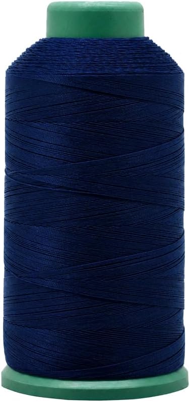 Mandala Crafts Size 69 210D T70 Black Navy Blue Bonded Nylon Thread 6000YDs