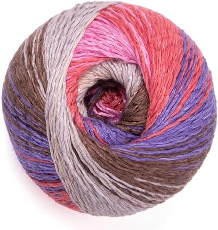 YarnArt Summer Dream Yarn 383 yd Fine Cotton Viscose, 70% Cotton 30% Viscose, Lightweight Knitting Yarn, Crochet Yarn for Summer Tops, Shawls, Cardigans, Baby Clothes & Accessories (4315, Pack of 1)