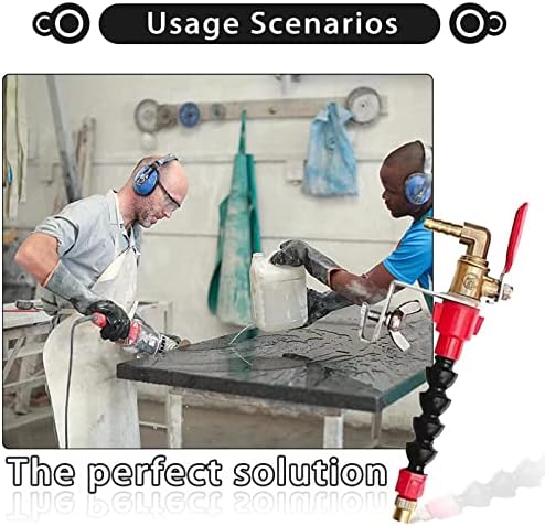 Cutting Machine Misting System Water Sprayer Adjustable Dust Remover Nozzle Coolant Misting Brick for Tile Cutting Machine Grinder (1)