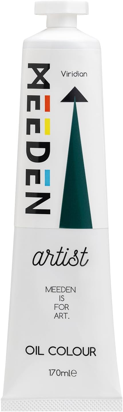 MEEDEN Artist Grade Oil Paint: Viridian - 170ml/5.7oz Tube | Professional Art Paints and Supplies for Canvas Painting