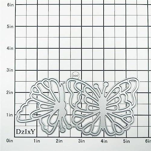 Beautiful Two Butterflies Metal Cutting Dies for Card Making