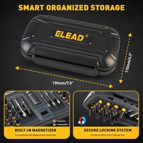 46 in 1 Magnetic Ratchet Screwdriver Set, Multi-Bit Screwdriver Kit, Nut Driver Set, Detachable Ratchet Handle with Storage Case, Repair Tool Kit for Furniture, Computer, Bicycle