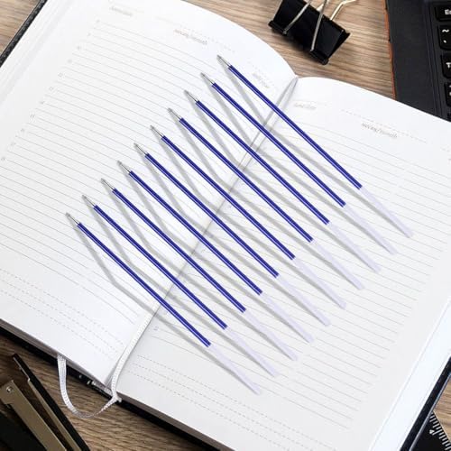 100 Pcs Ballpoint Pen Refills, Epoxy Resin Molds 0.7mm Ink Replaceable Ball Point Pen Silicone Molds Resin Casting Molds for DIY Resin Crafts Making