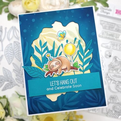 Scrapbooking Die-Cuts, Layer Frame Net Set Metal Cutting Dies for Card Making, Paper Craft Template, Background Embossing Stencils, DIY Album Décor (Flower Set C-11.4x11.3cm)