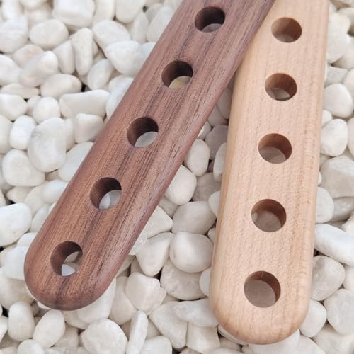 2-Pcs Wooden Knitting Yarn Divider Organizer Black Walnut & Maple Yarn Splitter for Knitting & Crochet, Smooth Finish, Easy to Use Anywhere