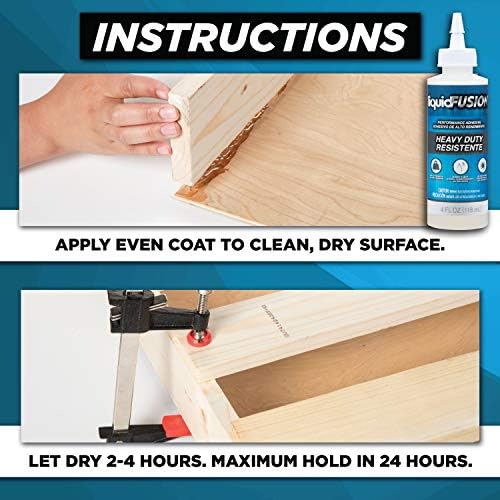 Aleene's Liquid Fusion Heavy-Duty Glue 4 fl oz, Maximum Strength, NonToxic & Dries Clear, Ideal for Rhinestone Crafts, Diamond Art, Glitter