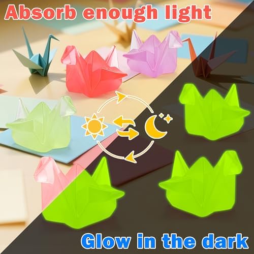 30PCS Origami Crane Mini Resin Figurines