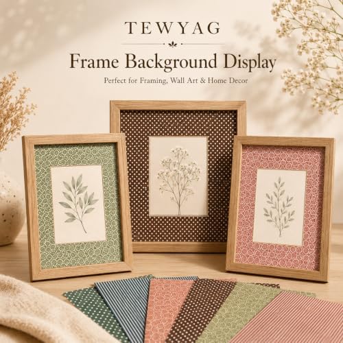 Vintage Scrapbook Paper Double Sided 12x12 Boho Earthy Geometric 24 Sheets