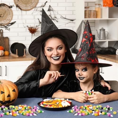 JUNEBRUSHS 50 Pcs Halloween Resin Corn for Halloween Party Crafts Decorations