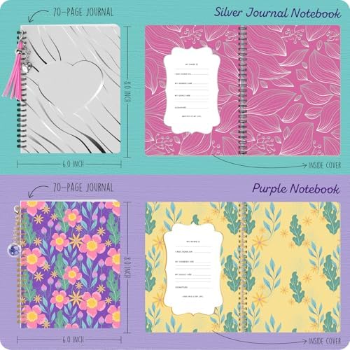 DIY Journal Kit for Girls Ages 8+, Stationery Set for Teen Tween Girl Gift